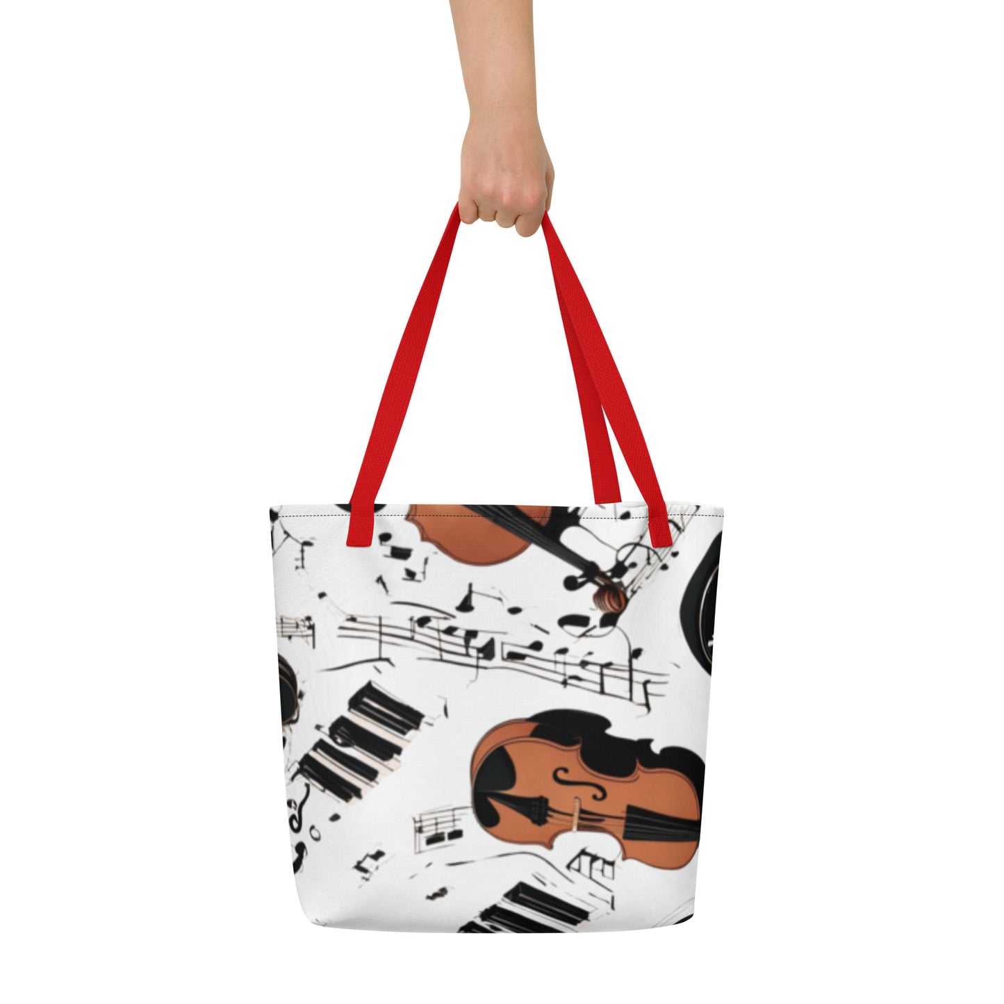 All-Over Print Large Tote Bag