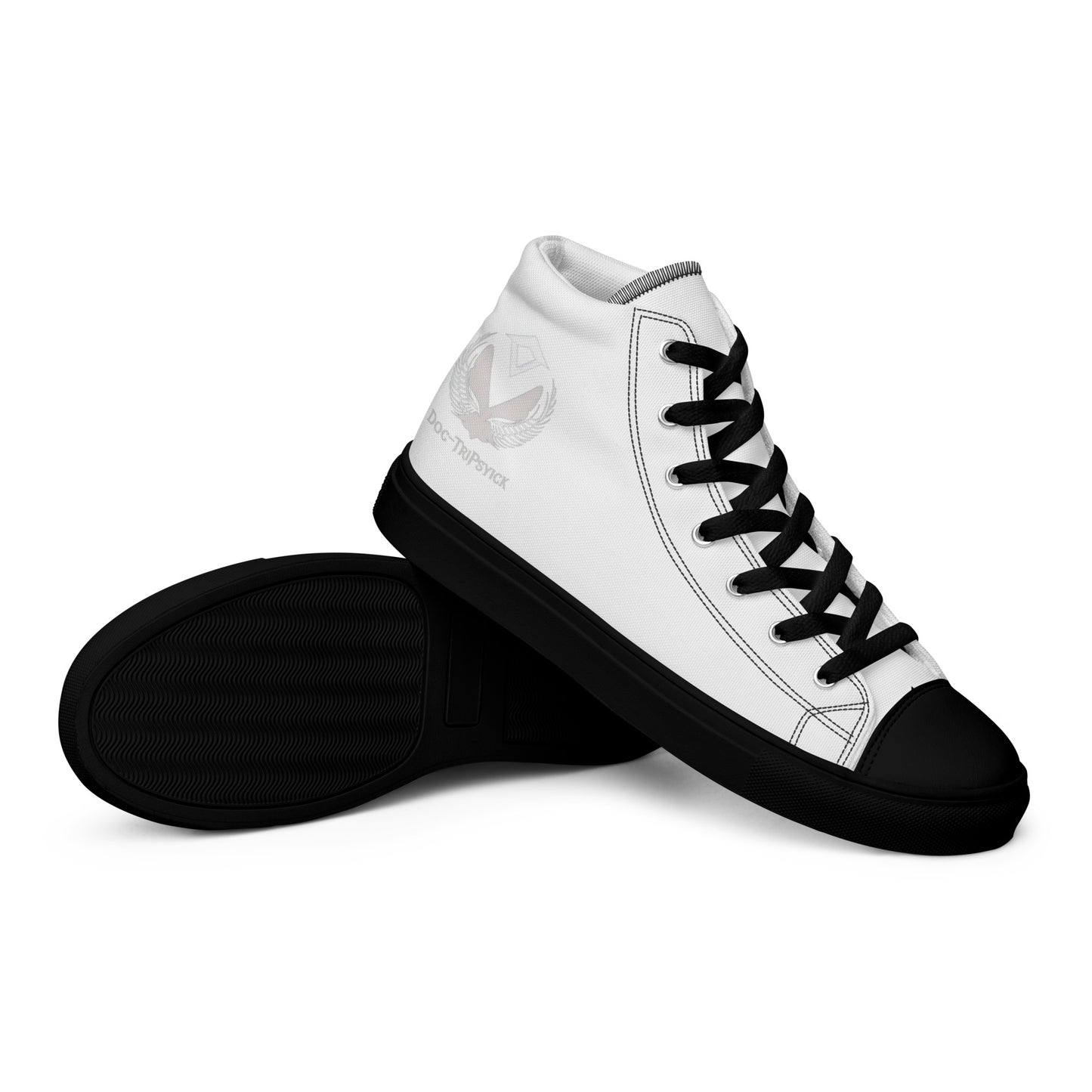 Men’s high top canvas shoes